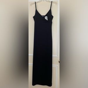 NWT GAP Women's Long Black Dress